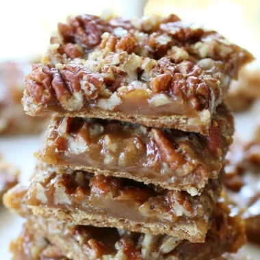 Cozy pecan pie bark with nuts and chocolate, perfect for dessert lovers