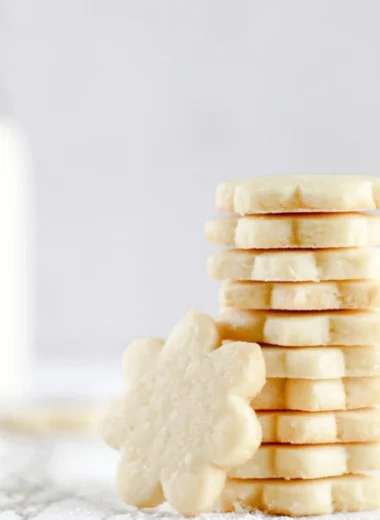 Plate of homemade sugar cookies decorated with icing